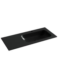 Раковина накладная Ceramicanova Grace 810х457х137 чаша справа, с отв. под смеситель, черный CN7015MB