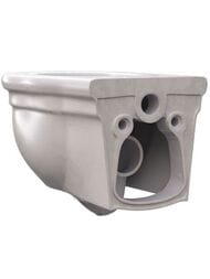 Унитаз подвесной Caprigo Boheme 360х550х370 белый, без сиденья  DW10