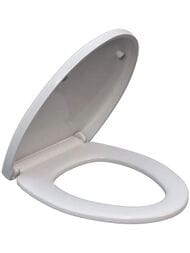 Сиденье для унитаза Caprigo Armonia с микролифтом, быстросъемное, белое/хром G-011