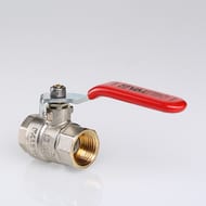Кран шаровый 3/4"ВВ VALTEC BASE красная ручкa VT.214.N.05
