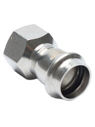 Соединитель пресс Franta 42х1.1/4"В, нержавеющая сталь SUS 304, V12421140G