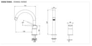 Смеситель для раковины Remer Vanity V57, хром