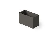 Ванна отдельностоящая Dea Design DD8702 1000 5 (1000х580х750), прямоугольная, слив-перел, д/к, графит
