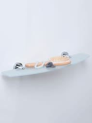 Полка WasserKRAFT Mosel K-46624 настенная, прозрачное стекло, хром — изображение 3