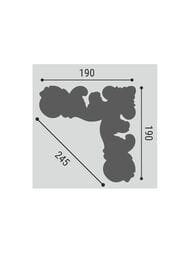 ������������ ������� Bello Deco ���� ��1 (190�190) �����, 00-00108353    (��.)