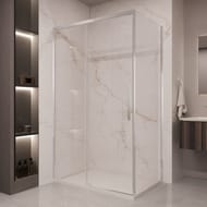 Душевой уголок Vincea Stella 1400х900х2000 стекло прозрачное/профиль хром, VSR-1ST9014CL — миниатюра 1