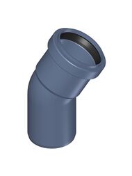Отвод Poloplast 110х30°, бесшумный,  2141