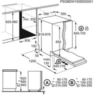 ������������� ������ AEG FSR53617Z (818x596x550) ������������, �� 13 ����������