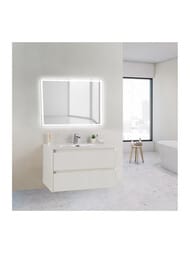 Тумба под раковину BelBagno KRAFT 39 (805х390х515) подвесная, Bianco Opaco 39-800/390-2C-SO-BO — миниатюра 2