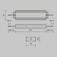 ���� ������� Maytoni Technical (��������) PSL008-300W-48V-IP67 48� 300�� PSL008, IP67, �������