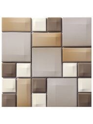 Мозаика VITRA Day-To-Day Mink Mix Glossy (300х300х6) норковая K5400658 (кв.м.) — миниатюра 1