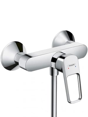 Уценка! Смеситель Hansgrohe Logis Loop 71247000 для душа, рукоятка в форме петли, хром