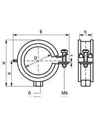 ����� Walraven BISMAT Flash � epdm M8 53-56��, ������� �����,  3373056
