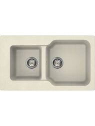 Мойка Omoikiri MARU 86-2-BE (860х500х215) врезная, две чаши, тетогранит, цвет-ваниль 4993285