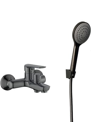 Смеситель для ванны/душа ESKO Lagos Gun Metal LG54AGM однозахватный, короткий излив, темно-серый