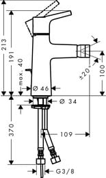 ��������� Hansgrohe Talis S 72200000 ��� ����, ������������, � ������ ��������, ����
