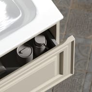 Тумба под раковину SANCOS Very (995х445х406) подвесная, правая, один ящик, Beige Soft VR100RCE