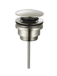 Донный клапан AQUAme Click-Clack, никель шлифованный AQM7003BN