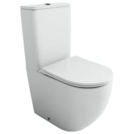 Унитаз-компакт Ceramicanova Мия (Mia) Торнадо с бачком сиденье микролифт белый арт CN1801T