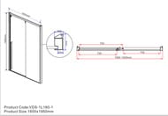 ������� ����� Vincea Lugano 1600�1950 ������ ����������/������� ����, VDS-1L160CL-1