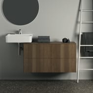Тумба под раковину Ideal Standard CONCA (1000x505x550) 2 ящика, темный орех, со столешницей T4323Y5