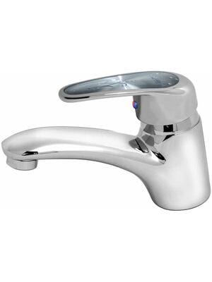 Смеситель для раковины VARION Armaturen KARAT Серебро 9340 92 3 однозахватный, короткий излив