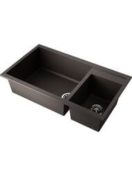 Мойка Omoikiri TEDORI 86-2-U-ES(860х500х220) врезная, тетогранит, цвет коричневый 4997242