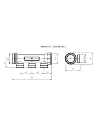 ��������� VALTEC 1" �� 3 ������ ��������� 3/4" ������ VTc.500.NE.060503