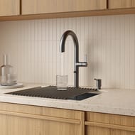 Смеситель IDDIS Спин (Spin) для кухни, с каналом для фильтрованной воды, графит SPNGMCFi05 — миниатюра 1