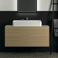 Тумба под раковину Ideal Standard CONCA 1200x505x540 2 ящика внешних, шпон светлый орех T3945Y6