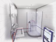 Grohe Rapid SL ����������� ��� ���������� �������, ��������� ������ 0,82 � (��� �������) 38526
