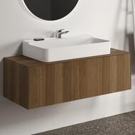 Тумба под раковину Ideal Standard CONCA 1200x505x370 1 ящик, темн орех, столешница с вырезом T3931Y5