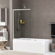 Шторка на ванну WasserKraft Main 41S02-80 (800х1400) двустворчатая, универсальная раздвижная