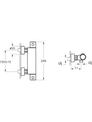 ��������� Vitra AquaHeat ���������������� ��� �����, ���� A47174EXP
