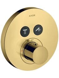 Смеситель Axor ShowerSelect 36723990 для душа, встраиваемый, термостат, полир.золото