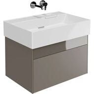 Тумба под раковину KERAMA MARAZZI TECNOLOGICA Logica подвесная с ящиками, 670х460х403, песчаный LOG.70.2\SAN