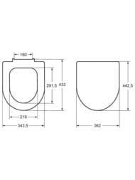 Сиденье Roca Debba Round микролифт, supralit 801B2200B
