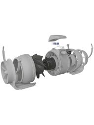 Вентилятор ERA PRO TYPHOON D125 канальный 355 м3/ч, 39 дБ, осевой, 2 скор., серый, TYPHOON 125 2SP