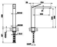 ��������� Gessi Rettangolo K 53004.031 ��� �����������, �������, �������������, ����