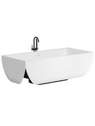 Ванна отдельностоящая Salini ARIA 1900х900х600 иск. камень, S-Sense, RAL/белый, глянцевый 1051101G