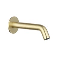Излив AQUAme встраиваемый 110-180мм, латунь, золото шлиф. AQM8302BG