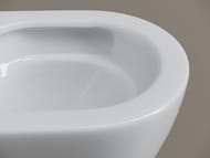 Унитаз подвесной Ceramicanova Мия (Mia) Торнадо 52 см сиденье микролифт крепления белый арт CN1805T — изображение 9