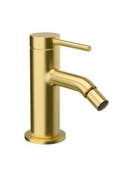 Смеситель для биде VitrA Minimax Round A4353625EXP однорычажный брашированное золото латунь