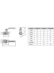 Кран шаровый VALTEC СТАНДАРТ 3/4"ВВ длинная рукоятка, PN40 (ГОСТ) VT.120.N.05 — изображение 10