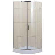 Душевой уголок BelBagno Uno (950х950х1950) UNO-195-R-2-95-C-Cr полукруг, стекло прозрач/профиль хром