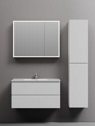 Тумба под раковину SANCOS Folk (890х450х500) подвесная, 2 ящика, Bianco FL90W
