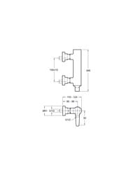 ��������� Jacob Delafon ALEO+ ��� ����, ����������, ������������� E72318-CP