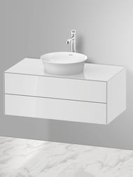 ����� ��� �������� Duravit White Tulip WT498608585 1000�408�550 ���������, 2 ����. ��., ����� ������