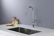 Смеситель для кухни AQUAme Cucina с выдвижным изливом, хром, AQM9905CR — изображение 2