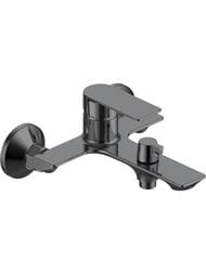 Смеситель VODA NEVA Gun Metal д/ванны, c акс., арт. NV54GM (NV54AGM)